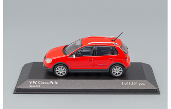 VOLKSWAGEN Cross Polo (2006), red