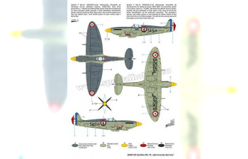 Сборная модель Seafire Mk.15 "Aeronavale Service"