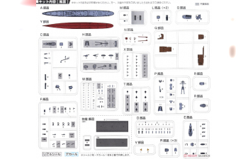 Сборная модель Series IJN Yugumo-Class Destroyer Yugumo & Kazagumo Set