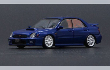 SUBARU Impreza WRX LHD (2001) with Extra Wheels, blue