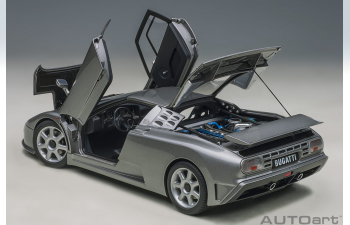 BUGATTI EB 110 SS metallic grey/silver