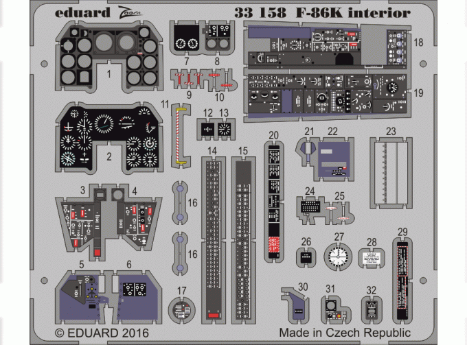 F-86K интерьер