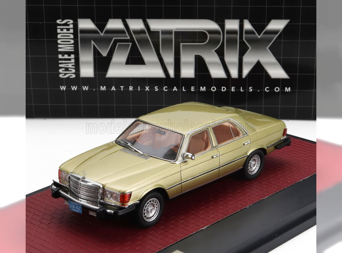 MERCEDES-BENZ S-class 300sd Turbodiesel (w116) Usa Version (1977), Gold Met