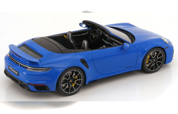 PORSCHE 911 (992) Turbo S Convertible, blue