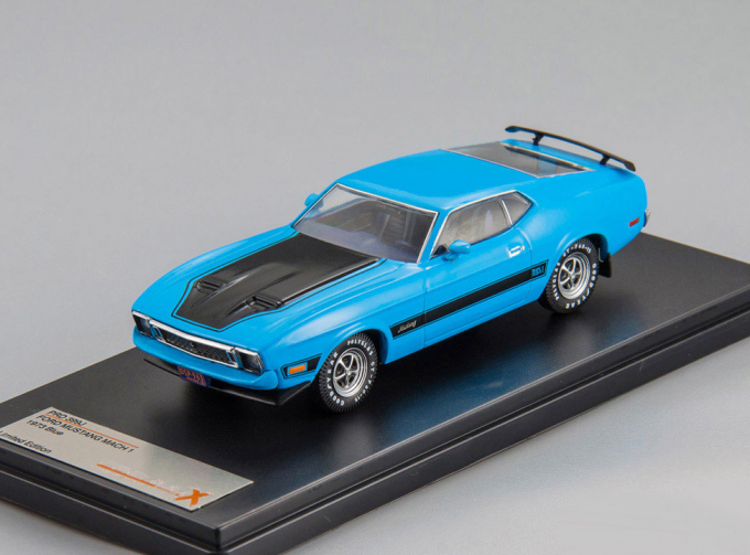 FORD Mustang Mach 1 (1973), light blue / black