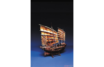 Сборная модель китайское парусное судно Джонка 1880