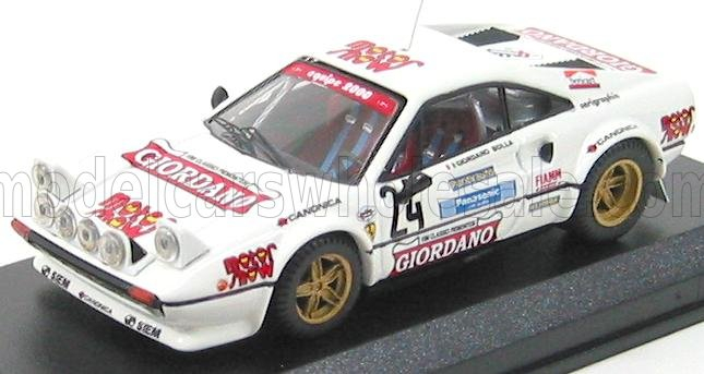 FERRARI 308 Gtb Gr.4 N 24 Rally Della Luna 1980 Giordano - Bolla, White