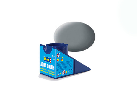 Краска акриловая водорастворимая - Серый, матовая, 18 мл