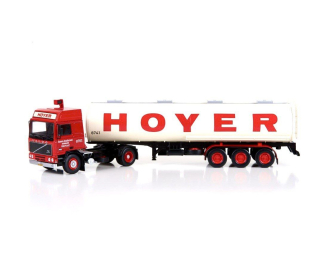 VOLVO F12 Citerne, red/white