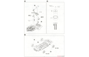 Сборная модель NISSAN ER34 SKYLINE 25GT-X TURBO '98 / 25GT TURBO '01