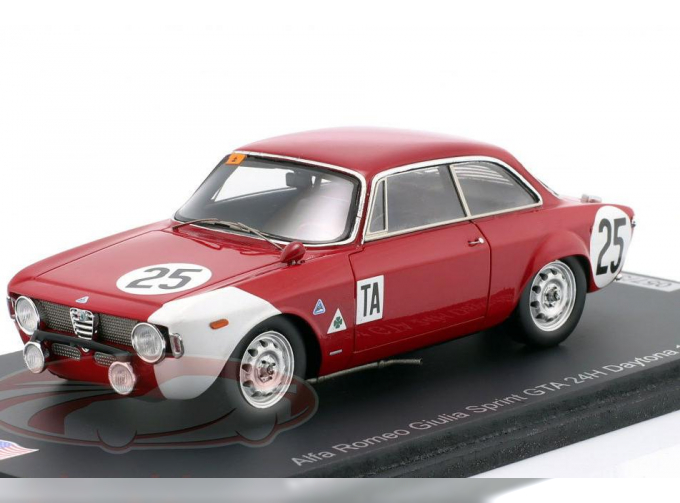 ALFA ROMEO GTA #25 24h Daytona Enrico Pinto, Spartaco Dini (1968)