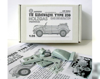 Сборная модель VOLKSWAGEN Kubelwagen Typ 239 Holzgas (Gas-Generator )