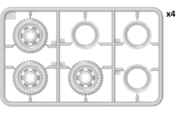 Сборная модель CHEVROLET G506 Truck Nevada 1945 Carro Attrezzi - Wrecker Road Service