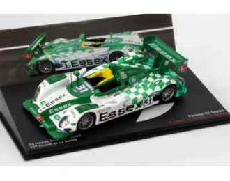 PORSCHE RS Spyder #31 "ESSEX" Collard-Elgaard-Poulsen Le Mans (2009), white / green