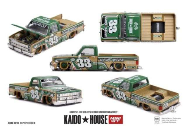 CHEVROLET Silverado Kaido Intimidator V2 (1980), green/gold