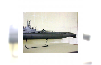 Сборная бумажная модель US submarine USS Spadefish