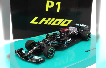 MERCEDES-BENZ GP F1 W12 Mercedes M12 Eq Power+ Team Amg Petronas Motorsport Formula One N 44 Winner Sotchi Russian Gp 2021 Lewis Hamilton - 100th Victory F1, Black Green