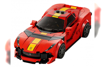 FERRARI Lego - 812 Competizione (2021), Red Yellow