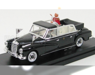 MERCEDES-BENZ 300 D Limousine (1960) - With Figure Pope - Papa Giovanni Xxiii, Black