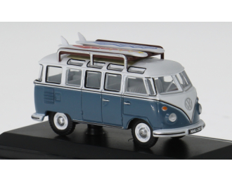 VOLKSWAGEN T1 Samba Bus/Surfboards, blue/white