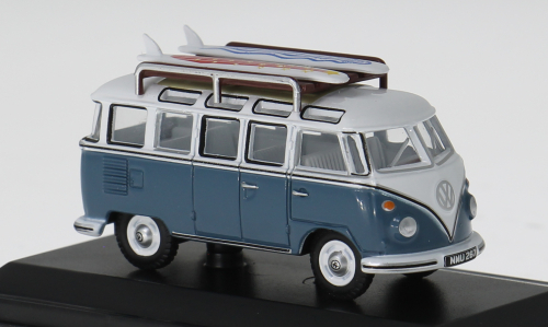 VOLKSWAGEN T1 Samba Bus/Surfboards, blue/white