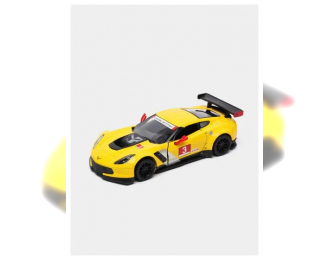 CHEVROLET Corvette C7 R Race Car (2016), желтый