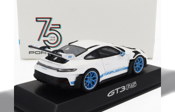 PORSCHE 911 992 Gt3 Rs Iaa Monaco (2023), White Blue