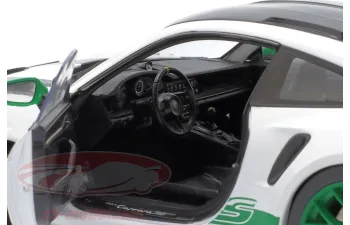 PORSCHE 911 (992) GT3 RS / Tribute to Carrera RS Package (2024), white / green / black