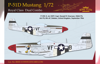 Сборная модель P-51D MUSTANG DUAL COMBO ROYAL CLASS