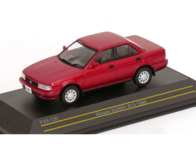 NISSAN Sunny (B13) (1990), red