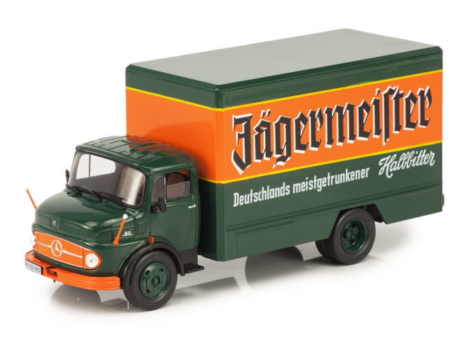 MERCEDES-BENZ L1113 Jagermeister, green / orange