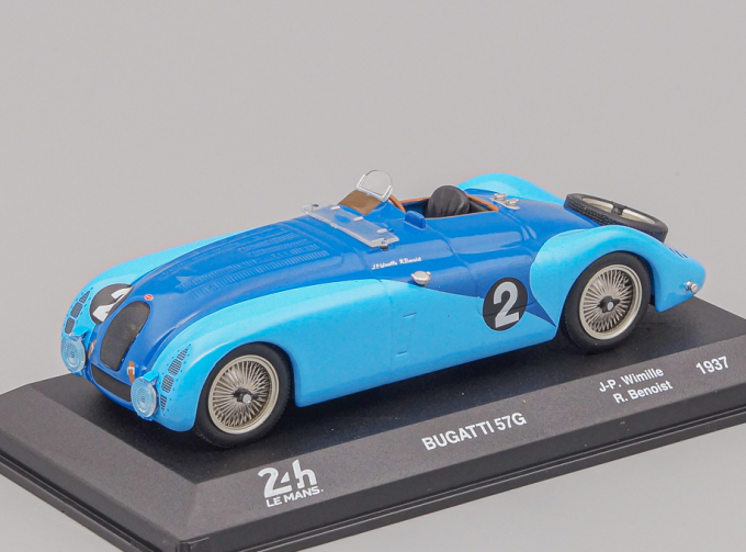 BUGATTI Type 57g 3.3l Team Roger Labric #2 (1937) Jean Pierre Wimille / Robert Benoist, 24h Le Mans Collection