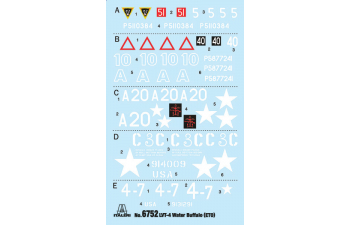 Сборная модель Lvt-4 Water Buffalo Military 1945