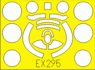 Окрасочная маска Британский средний бомбардировщик English Electric Canberra B.2/B.20