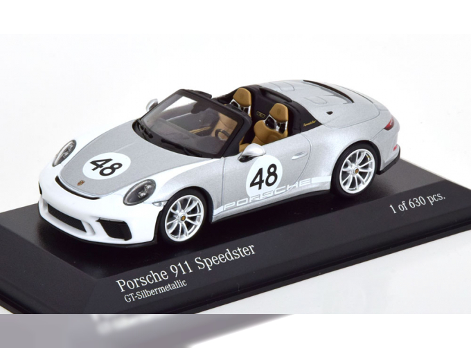 PORSCHE 911 Speedster Heritage Package (2019), silver white