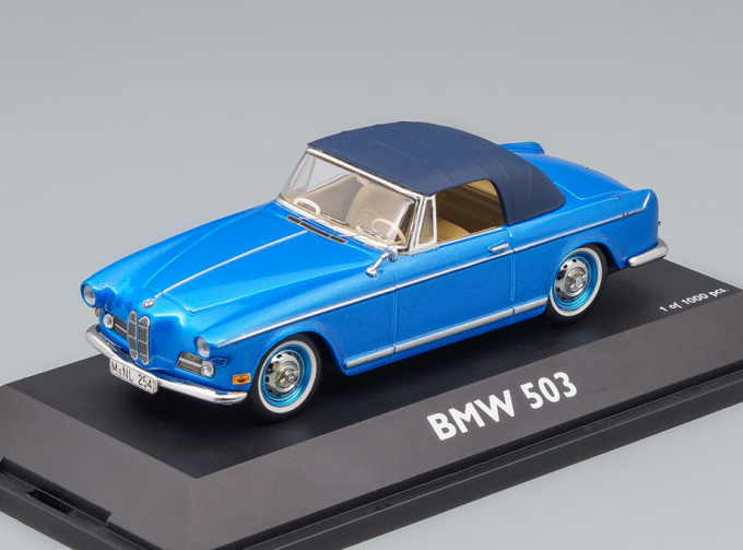 BMW 503 Cabrio Sofftop, blue