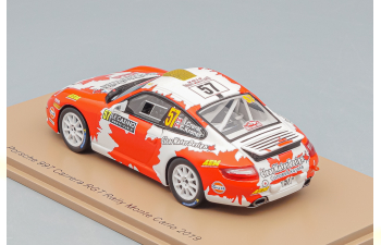 PORSCHE 911 997 Carrera Rgt Team Clearwater Design Racing #57 Rally Montecarlo 2019 I.Crerar - C.Kroner, white