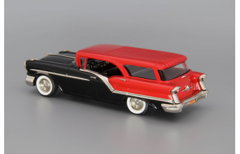 OLDSMOBILE Super 88 Station Wagon (1957), black / red