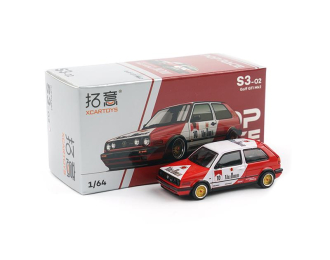 VOLKSWAGEN Golf GTI Mk2, red / white