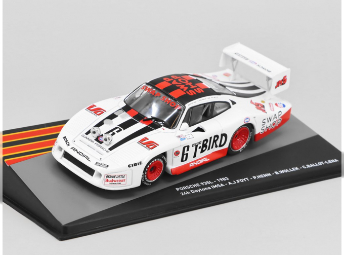 Porsche 935L 1983 24h Daytona IMSA Foyt / Henn / Wollek / Ballot-Lena - Centauria časopis s modelem