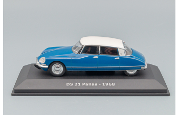 CITROEN DS 21 Pallas (1968), blue white