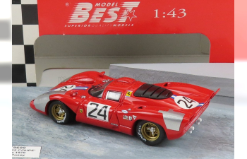FERRARI 312 Coupe N24 Daytona (1970) M.Parkes - S.Posey, red