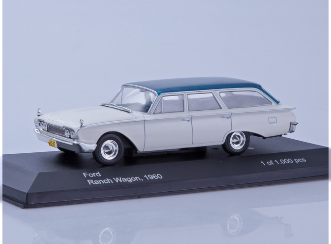 FORD Ranch Wagon (1960), white/metallic blue