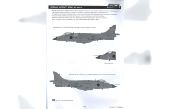 Сборная модель FRS.1 Sea Harrier Falklands, 40 лет (включая тягач Королевского флота)