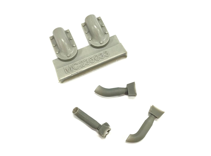 Выхлопные патрубки с бронировками для тип 34, Су- тип 4 СТЗ с 8 болтами