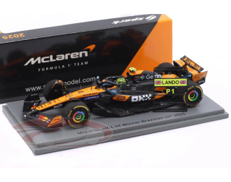 McLAREN MCL39 №4 Pole Position & Winner Brazilian GP (Sao Paulo) / Formula 1 World Champion Lando Norris