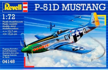 Сборная модель Американский истребитель North American P-51D Mustang