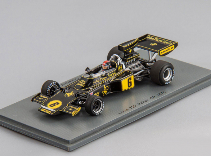 LOTUS 72F #6 Italian GP Jim Crawford (1975), black