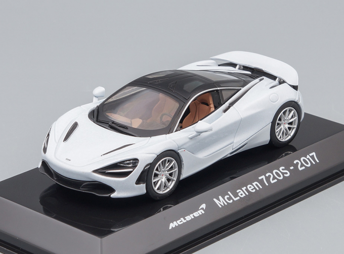 McLAREN 720s (2017) - Con Vetrina - With Showcase, Light Grey Met