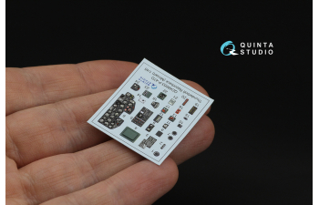 3D Декаль интерьера кабины P-47D Thunderbolt Razorback (Miniart)